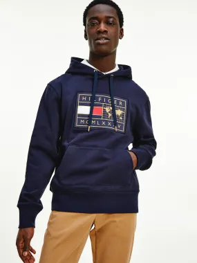 Tommy Icons Earth Badge Hoodie | Hoodies | Tommy Hilfiger