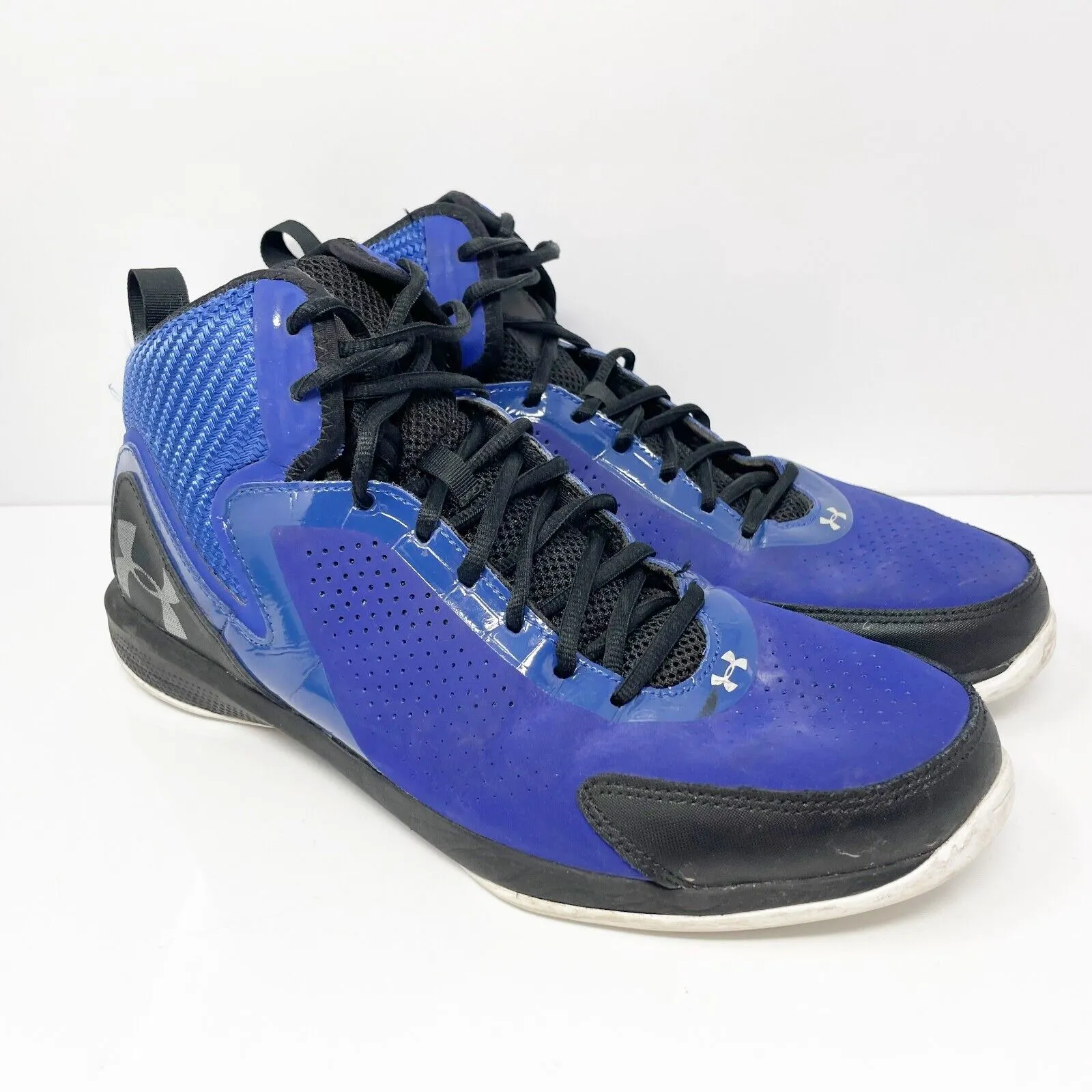 Under Armour Mens Jet 2 1238929-400 Blue Basketball Shoes Sneakers Size 10.5