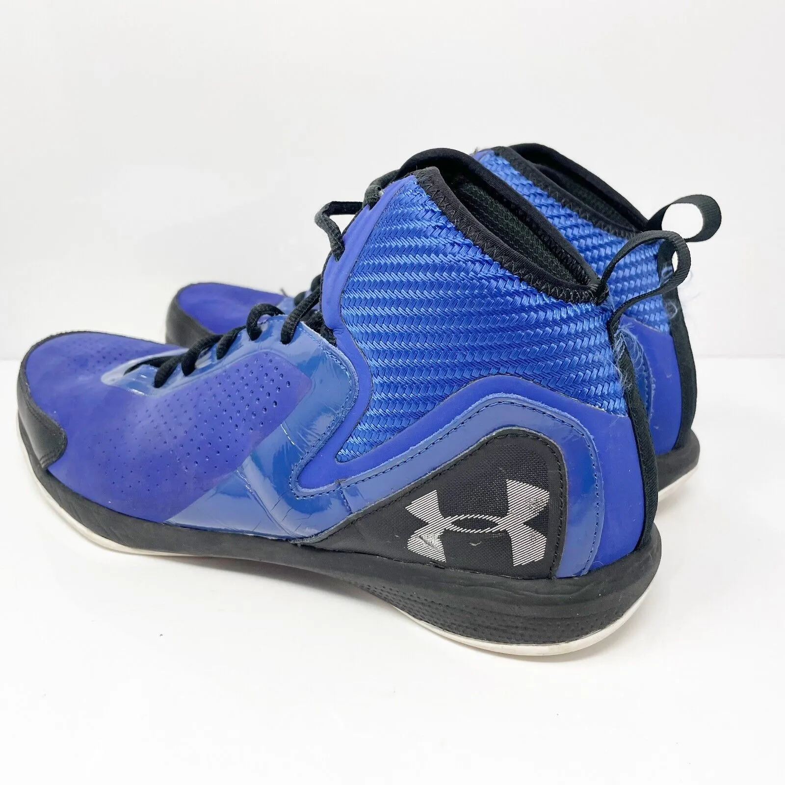 Under Armour Mens Jet 2 1238929-400 Blue Basketball Shoes Sneakers Size 10.5