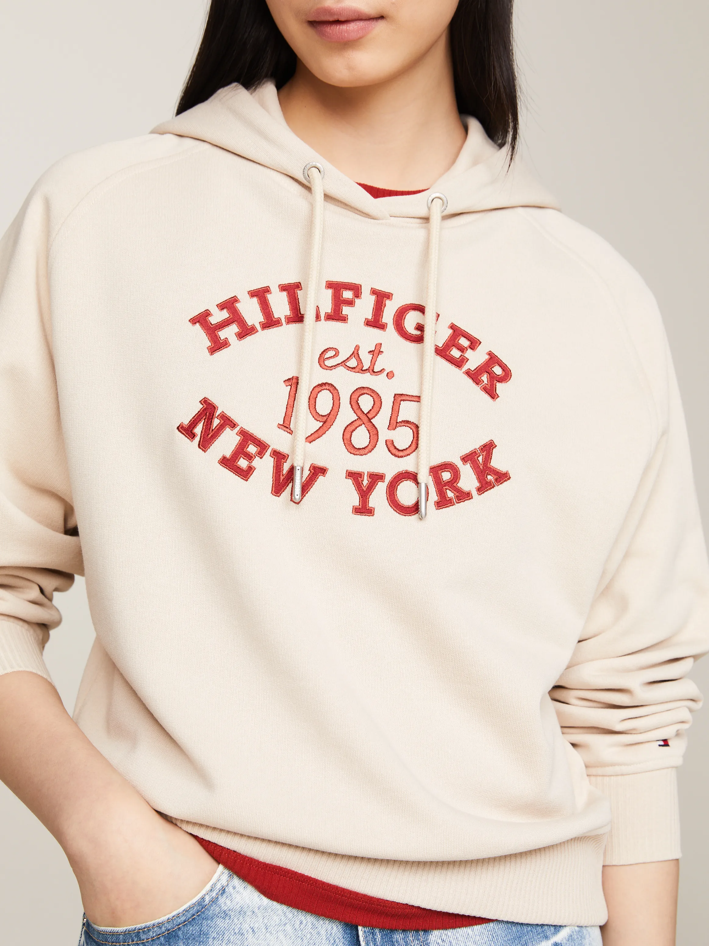 Varsity Logo Embroidery Hoodie | Sweatshirts & Hoodies | Tommy Hilfiger