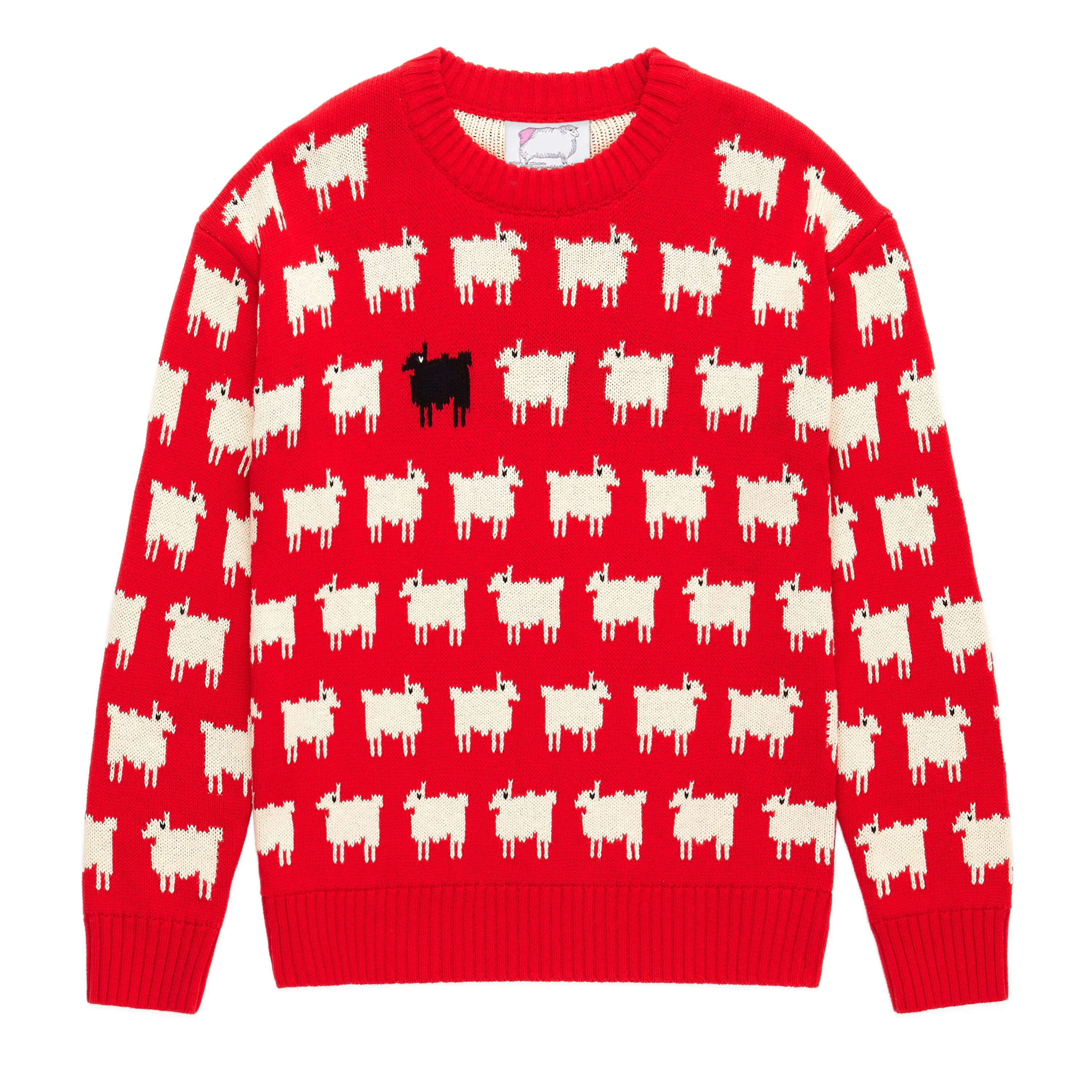 Warm & Wonderful Men's Diana Edition Cotton Sheep Sweater