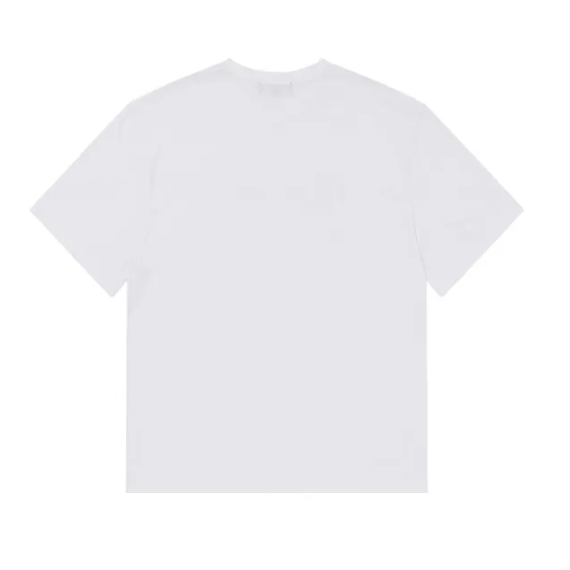 WOOALONG  |Unisex Street Style Plain Cotton Logo T-Shirts