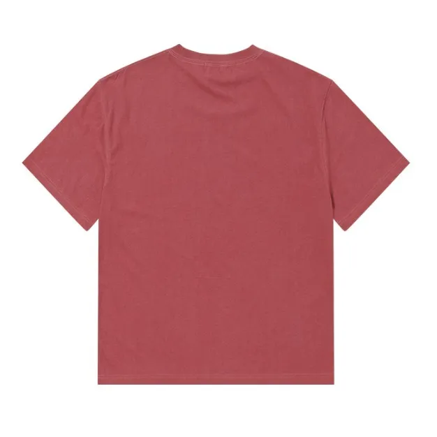 WOOALONG  |Unisex Street Style Plain Cotton Logo T-Shirts