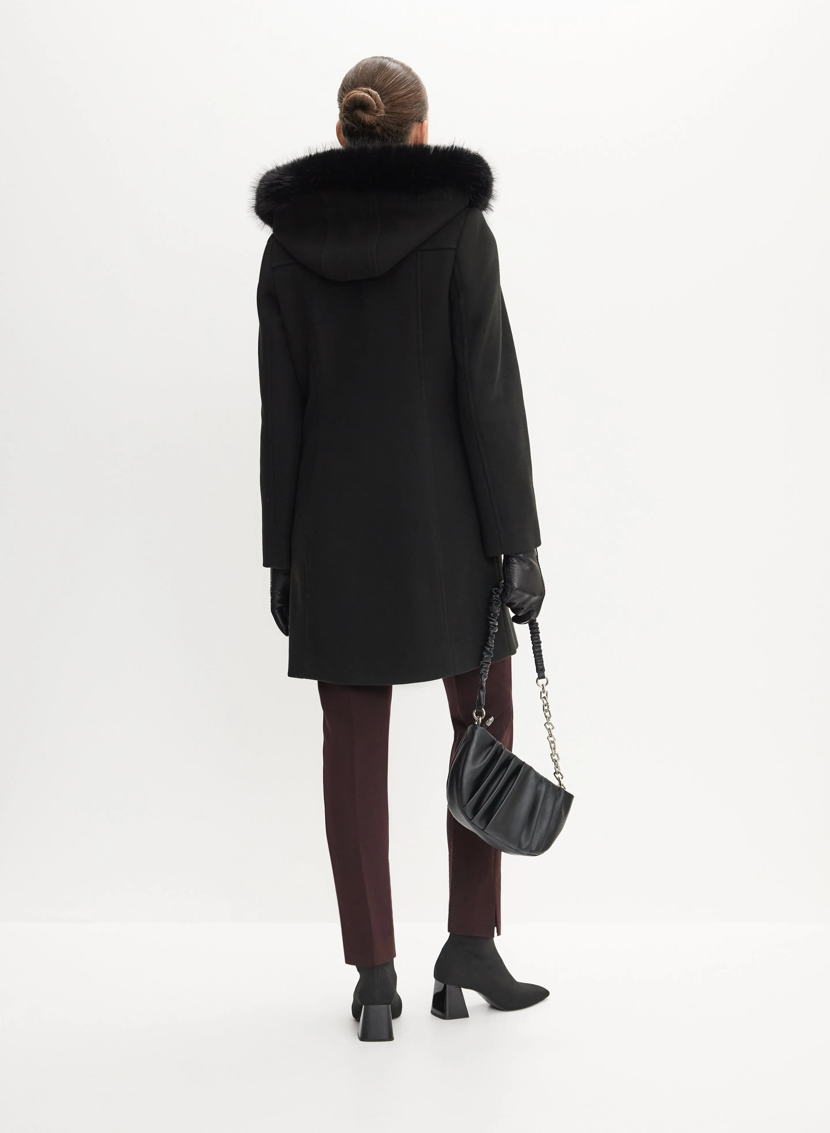 Wool A-Line Coat