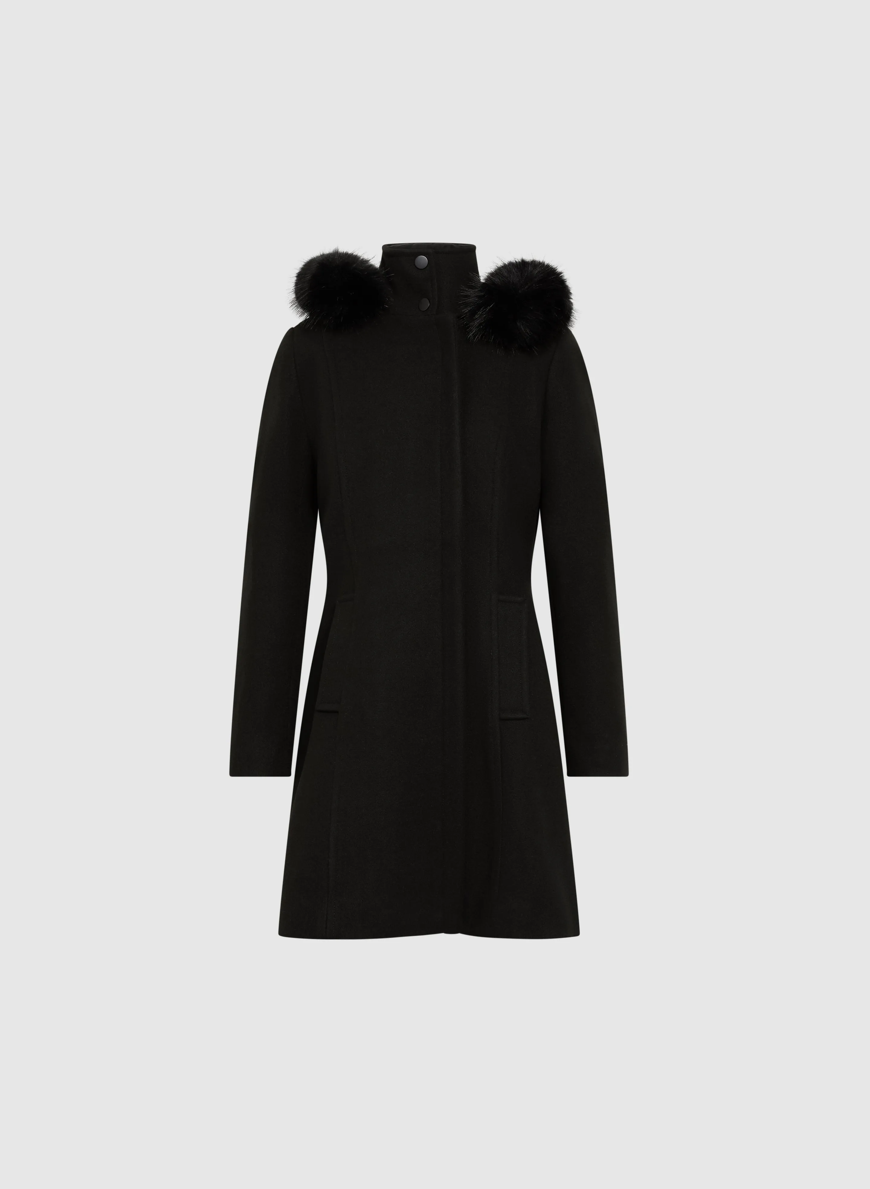 Wool A-Line Coat