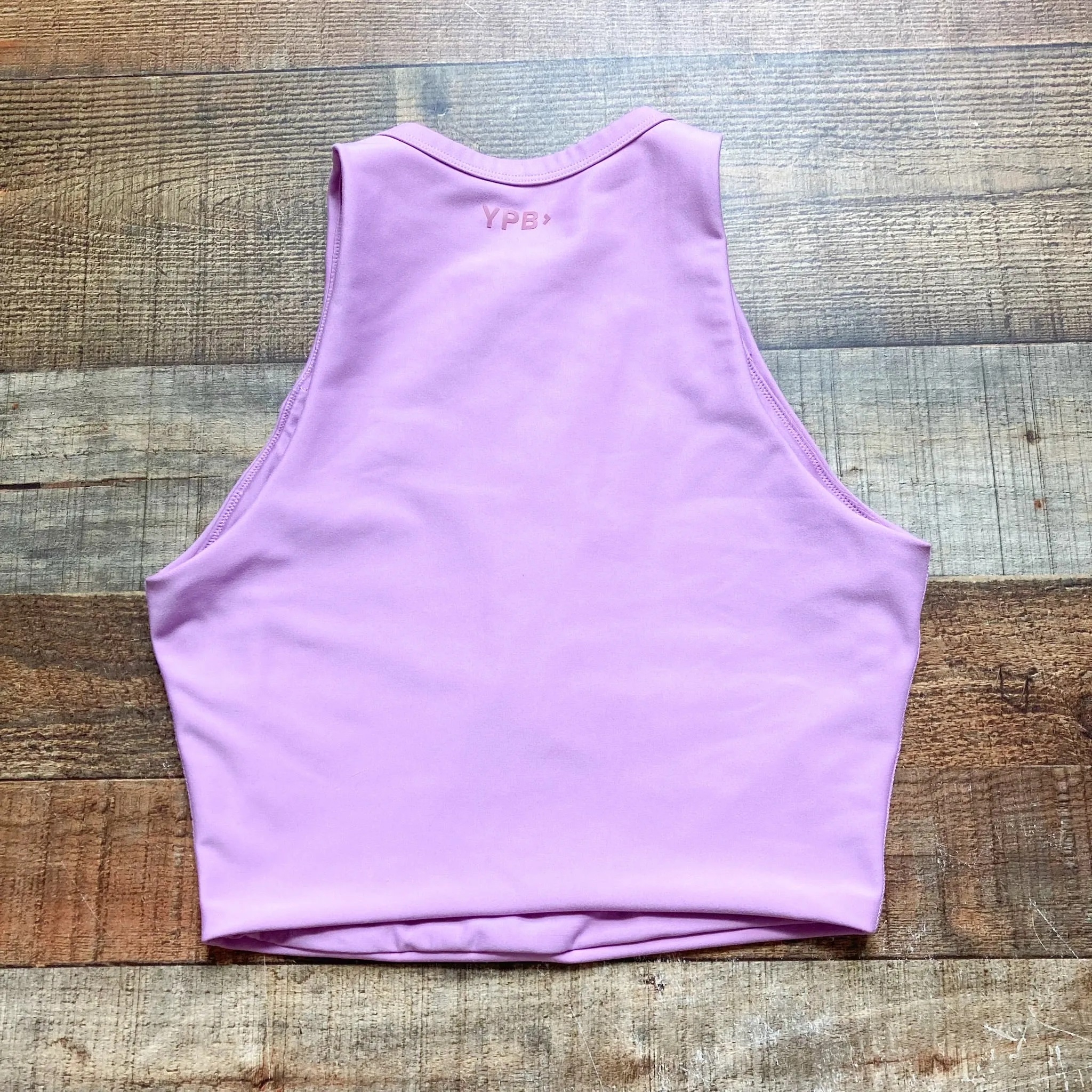 YPB Purple Front Snap Workout Tank- Size S (see notes)