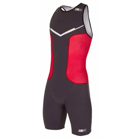 ZEROD RACER TRISUIT GREY/RED FOR MEN'S