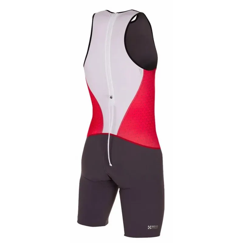 ZEROD RACER TRISUIT GREY/RED FOR MEN'S